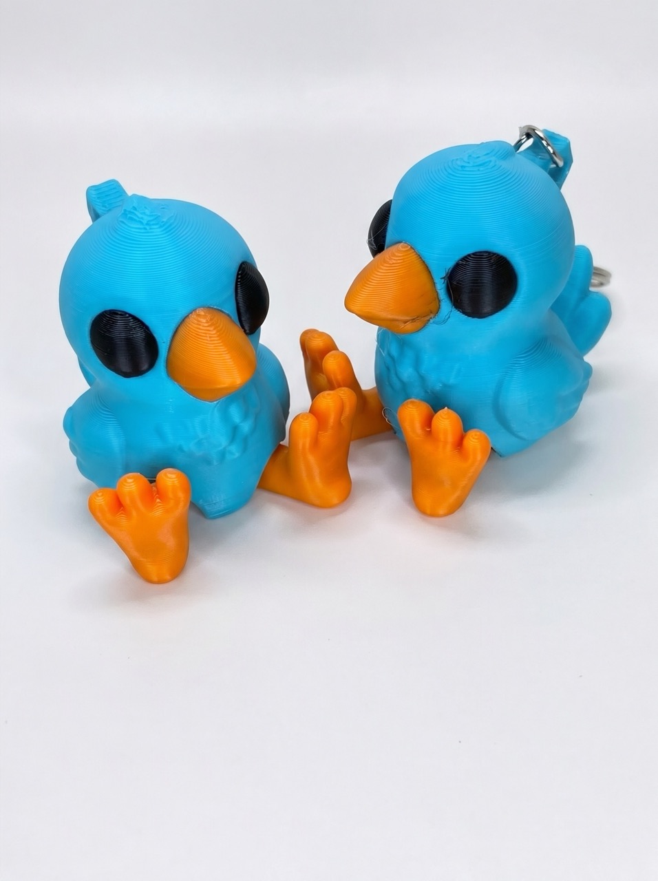 Brelok 3D Papuga